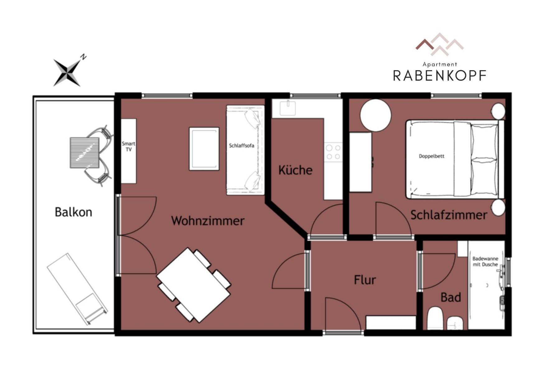 Das Bergquartier - Ferienwohnung Rabenkopf Oberau  Exteriér fotografie